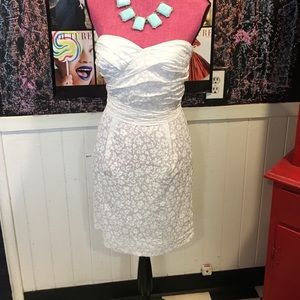 Marc Jacobs white strapless dress